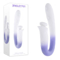 Evolved SPRING LOADED - White/Purple 23 cm USB Rechargeable Multi-Tapping Vibrator - Hush Store Sydney 
