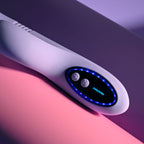 Evolved PEP TALK - Purple 23.3 cm USB Rechargeable Thrusting Vibrator with Tapping Clitoral Stimulator - Hush Store Sydney 