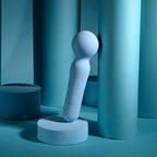Evolved IRIS - Blue 18.3 cm USB Rechargeable Massage Wand - Hush Store Sydney 