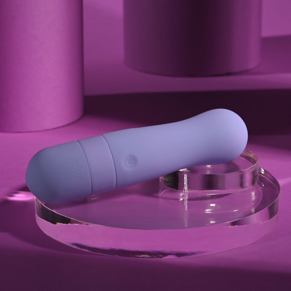 Evolved SQUISHY BULLET - Purple 11 cm USB Rechargeable Bullet - Hush Store Sydney 