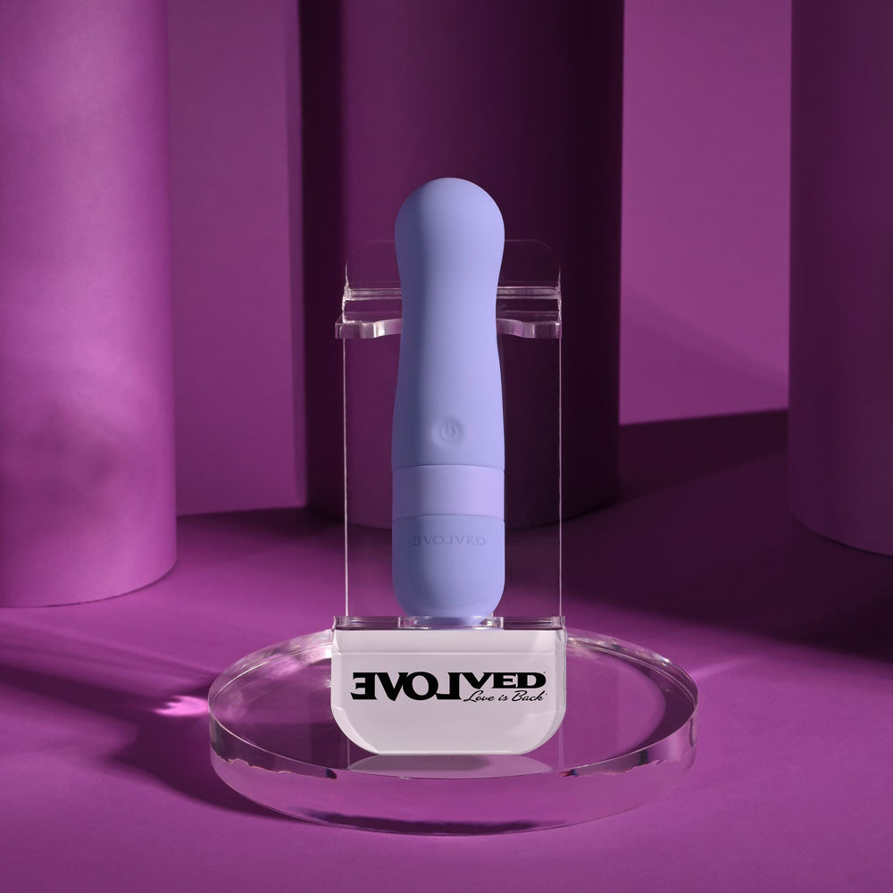 Evolved SQUISHY BULLET - Purple 11 cm USB Rechargeable Bullet - Hush Store Sydney 