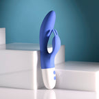 Evolved FUNNY BUNNY - Blue 20 cm USB Rechargeable Rabbit Vibrator - Hush Store Sydney 