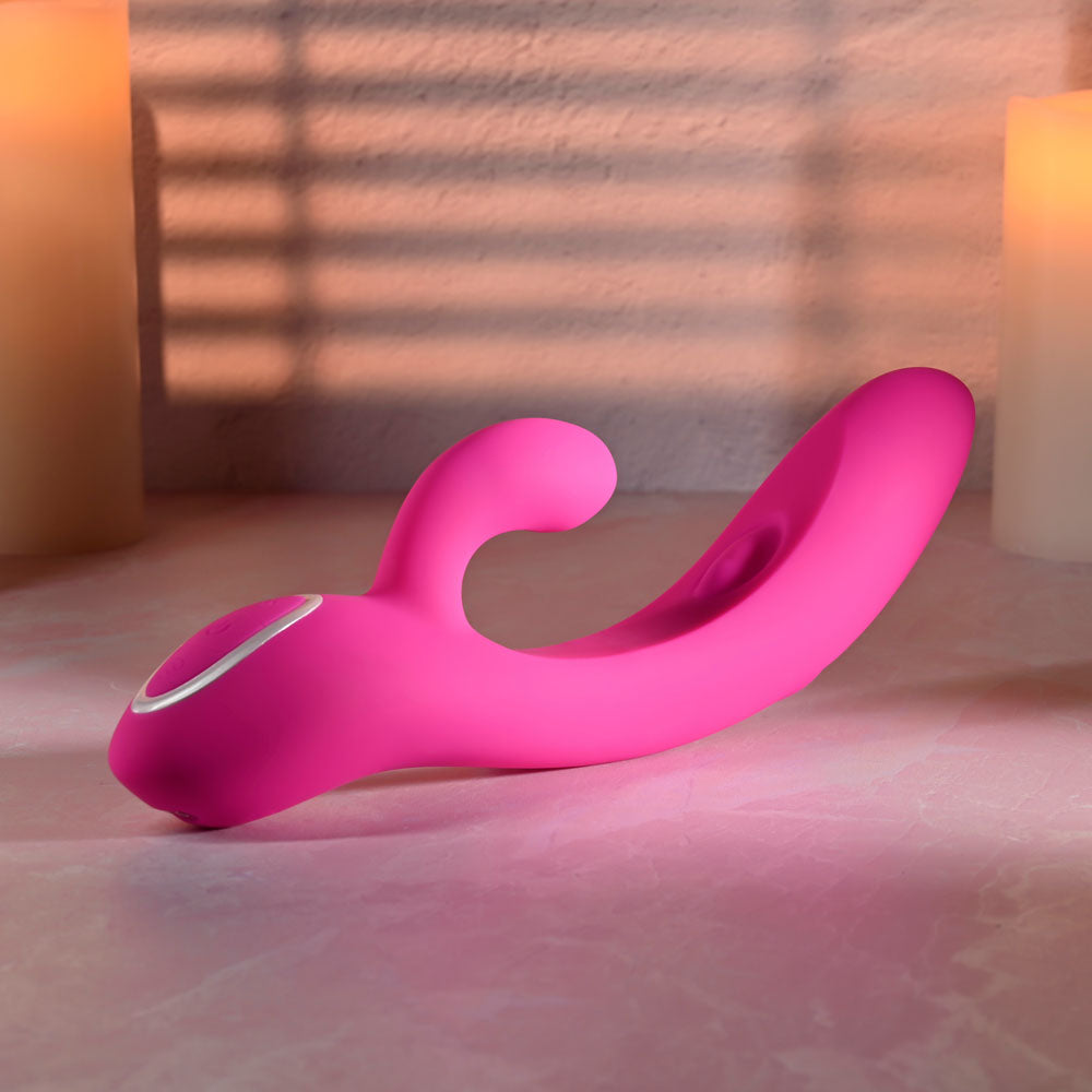 Evolved G-TAPPER - Pink USB Rechargeable Rabbit Vibrator - Hush Store Sydney 