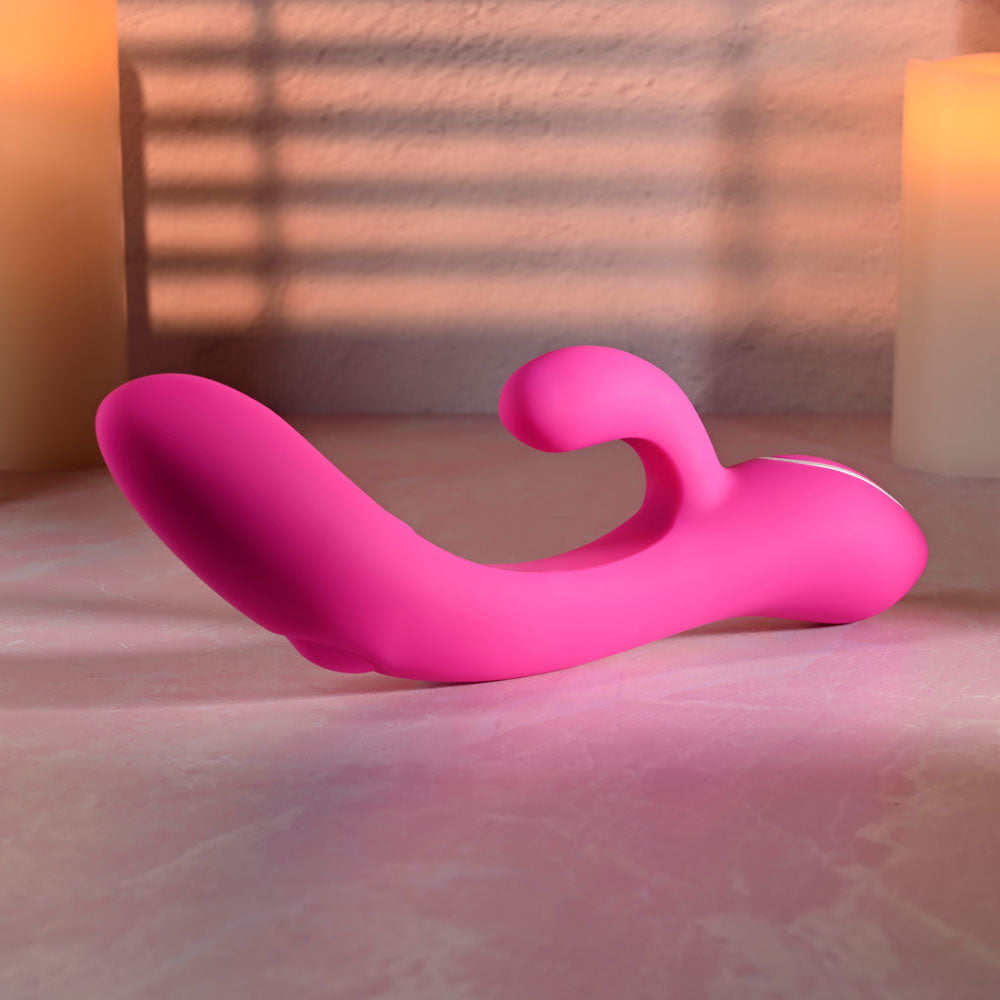 Evolved G-TAPPER - Pink USB Rechargeable Rabbit Vibrator - Hush Store Sydney 