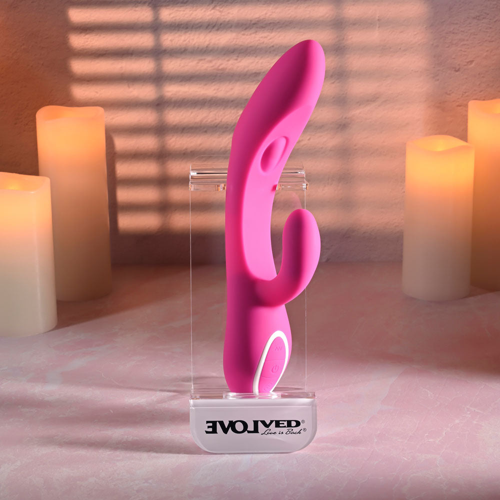 Evolved G-TAPPER - Pink USB Rechargeable Rabbit Vibrator - Hush Store Sydney 