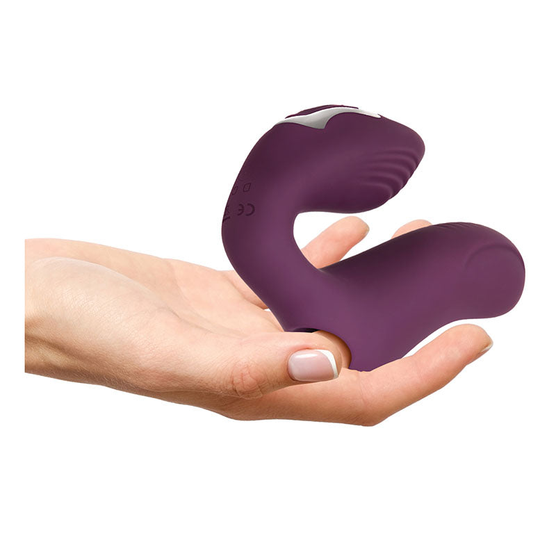 Evolved Helping Hand - Purple USB Rechargeable Dual Finger Stimulator - Hush Store Sydney 