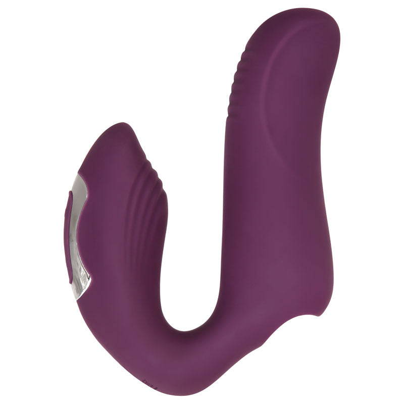 Evolved Helping Hand - Purple USB Rechargeable Dual Finger Stimulator - Hush Store Sydney 