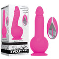 Evolved Ballistic - Pink 19 cm USB Rechargeable Vibrating Dong with Balls Motor & Remote - Hush Store Sydney 