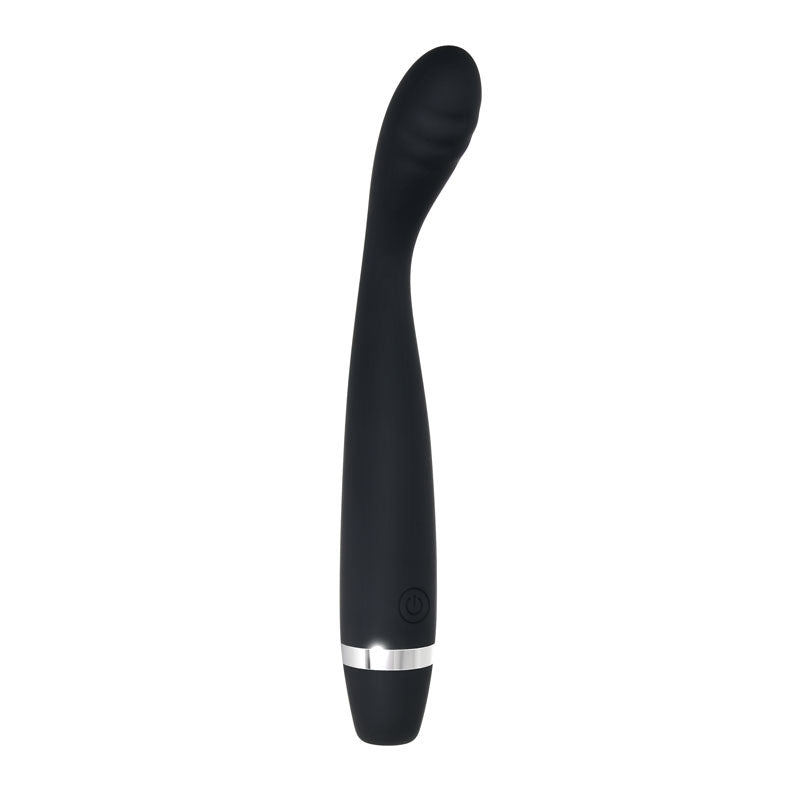 Evolved Skinny G - Black 17.8 cm USB Rechargeable Vibrator - Hush Store Sydney 