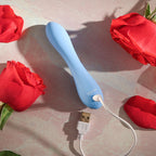 Evolved BLUE CRUSH - Blue 12 cm USB Rechargeable Mini Vibrator - Hush Store Sydney 
