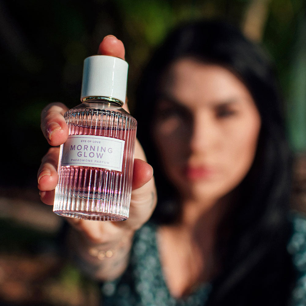 Eye Of Love Morning Glow Pheromone Perfume - 50 ml - Energising Pheromone Perfume for Women to attract Men - 50 ml Spray - Hush Store Sydney 
