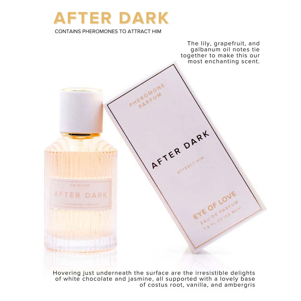 Eye Of Love After Dark Pheromone Perfume - 50 ml - Coco Vanilla Scented Pheromone Perfume for Women to attract Men - 50 ml Spray - Hush Store Sydney 