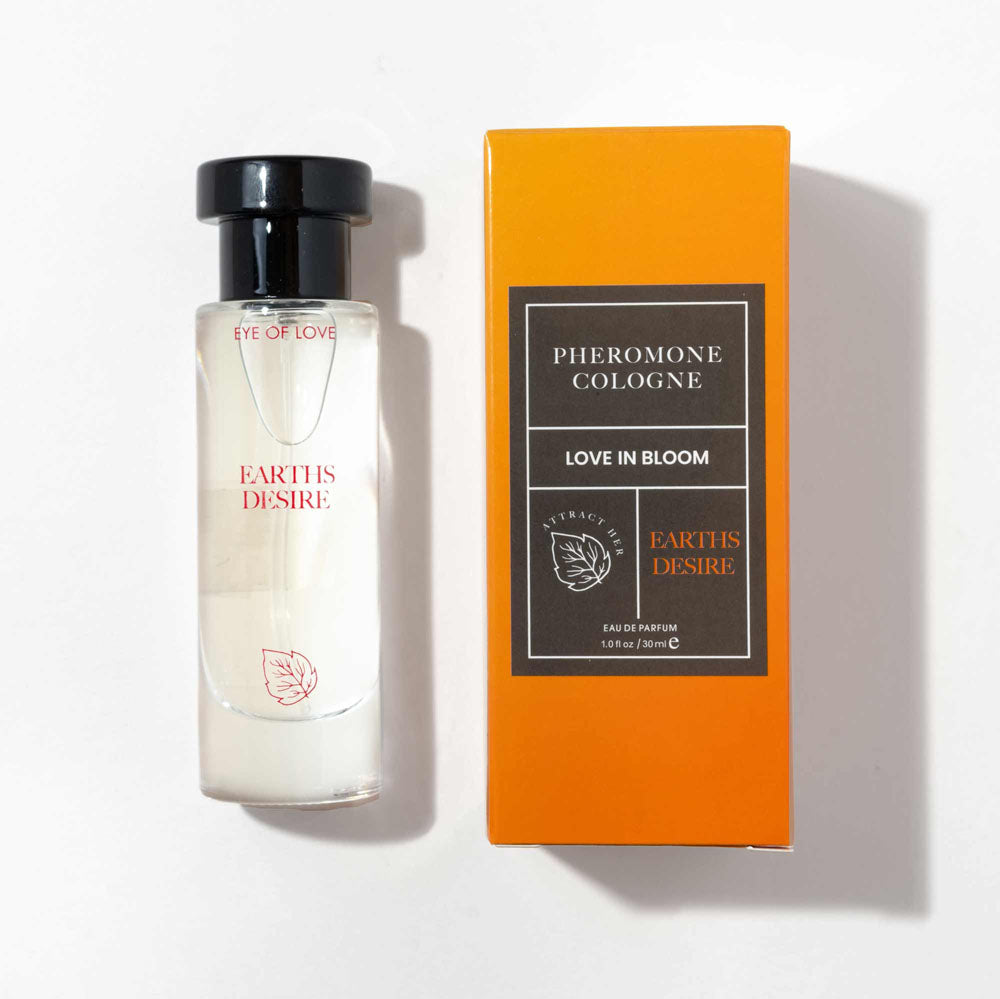 Eye Of Love Love In Bloom Earths Desire Pheromone Cologne - 30ml - Cypress & Bergamot Scented Pheromone Cologne for Men to attract Women - 30 ml Spray - Hush Store Sydney 