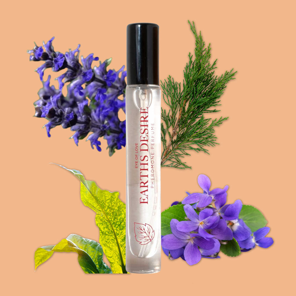 Eye Of Love Love In Bloom Earths Desire Pheromone Cologne - 10ml - Cypress & Bergamot Scented Pheromone Cologne for Men to attract Women - 10 ml Spray - Hush Store Sydney 
