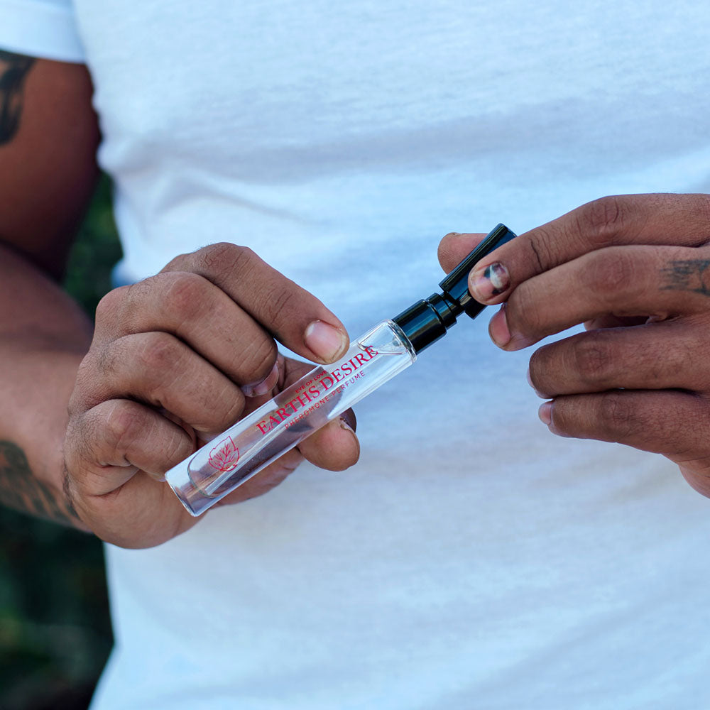 Eye Of Love Love In Bloom Earths Desire Pheromone Cologne - 10ml - Cypress & Bergamot Scented Pheromone Cologne for Men to attract Women - 10 ml Spray - Hush Store Sydney 