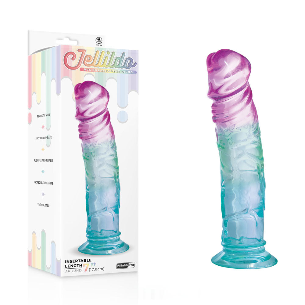 Jellido 18cm Dildo - Clear Coloured 18 cm Dildo - Hush Store Sydney 