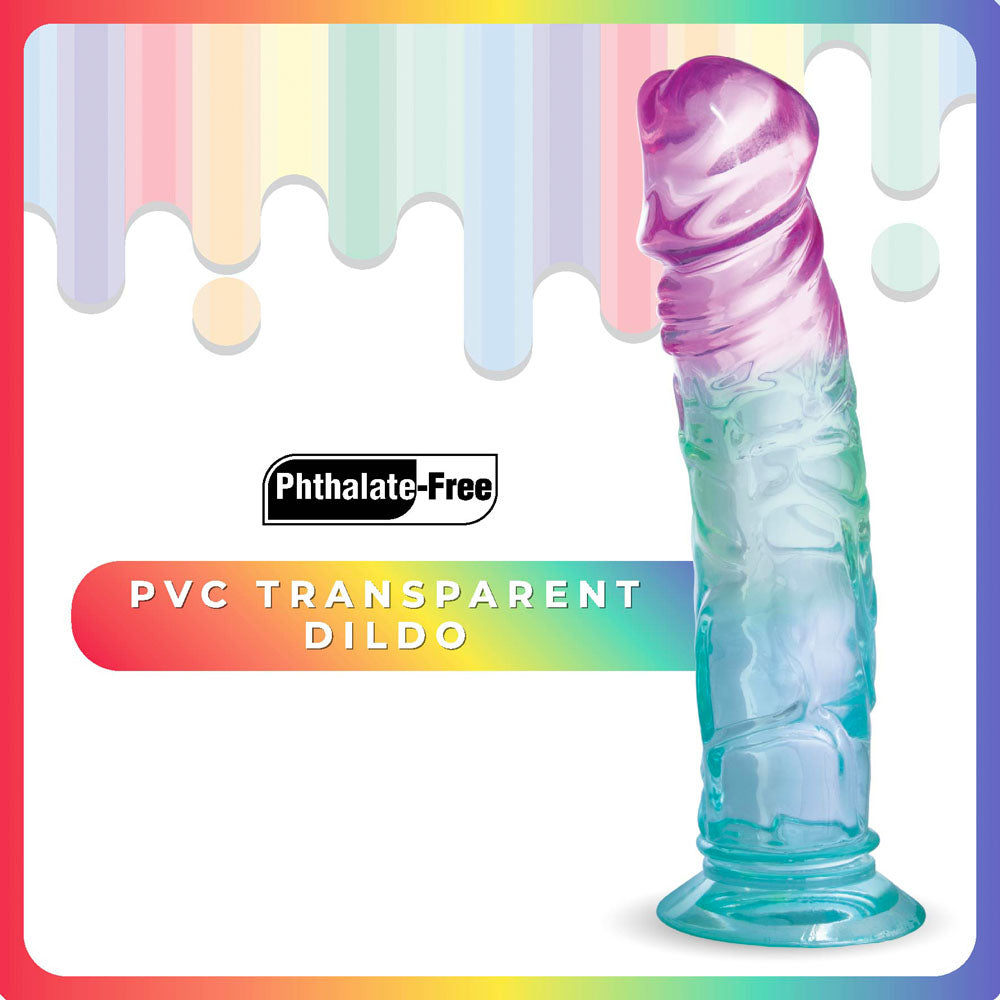 Jellido 18cm Dildo - Clear Coloured 18 cm Dildo - Hush Store Sydney 