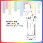 Jellido 18cm Dildo - Clear Coloured 18 cm Dildo - Hush Store Sydney 