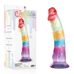 Jellido 16.5cm Dildo - Clear Coloured 16.5 cm Dildo - Hush Store Sydney 