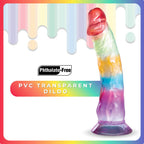 Jellido 16.5cm Dildo - Clear Coloured 16.5 cm Dildo - Hush Store Sydney 