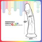 Jellido 16.5cm Dildo - Clear Coloured 16.5 cm Dildo - Hush Store Sydney 