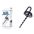 Bliss - Black Urethral Plug with Glans Ring - Hush Store Sydney 