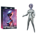 To Infinity - Silver Inflatable Alien Love Doll - Hush Store Sydney 