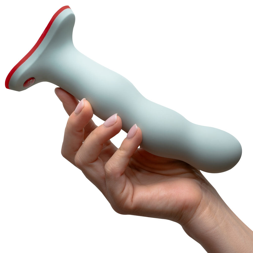 Fun Factory BOUNCER sage green - Sage Green 18.5 cm Dildo - Hush Store Sydney 
