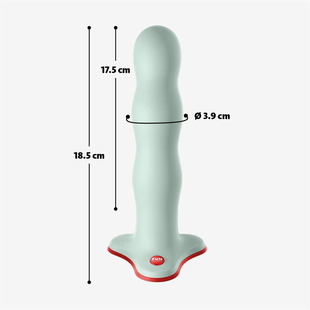 Fun Factory BOUNCER sage green - Sage Green 18.5 cm Dildo - Hush Store Sydney 