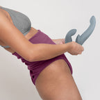 Fun Factory SHARE VIBE PRO cool grey - Grey USB Rechargeable Strapless Strap-On