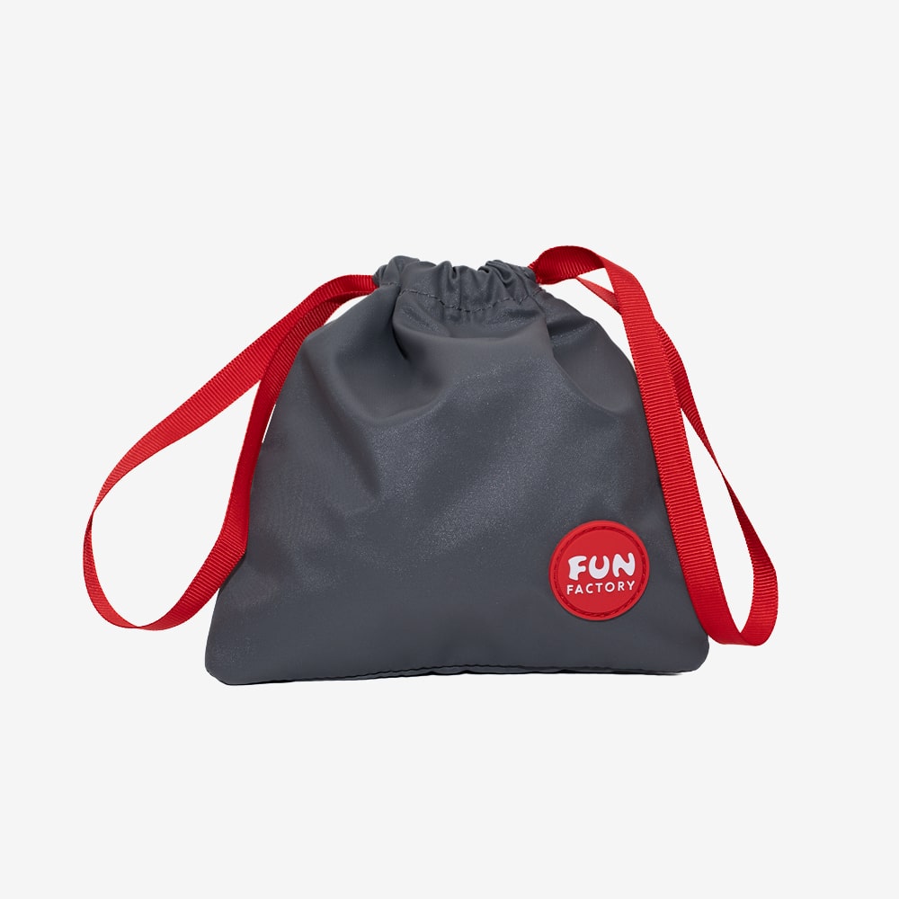 Fun Factory TOYBAG S grey - Grey Discreet Storage Bag - Small - Hush Store Sydney 