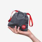 Fun Factory TOYBAG S grey - Grey Discreet Storage Bag - Small - Hush Store Sydney 