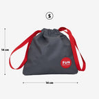 Fun Factory TOYBAG S grey - Grey Discreet Storage Bag - Small - Hush Store Sydney 