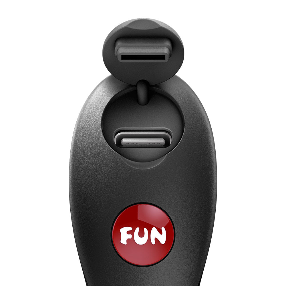 Fun Factory BE-ONE Black - Black USB-C Rechargeable Finger Stimulator - Hush Store Sydney 