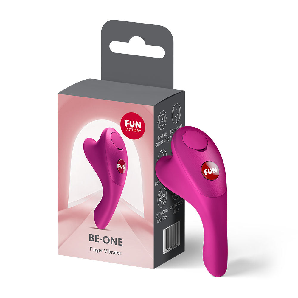 Fun Factory BE-ONE Magenta - Magenta USB-C Rechargeable Finger Stimulator - Hush Store Sydney 