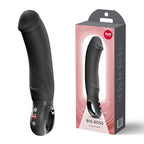 Fun Factory BIG BOSS Black - Black 22.9 cm USB-C Vibrator - Hush Store Sydney 