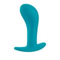 Fun Factory BOOTIE L Aquamarine - Aquamarine 10.9 cm Large Anal Plug - Hush Store Sydney 