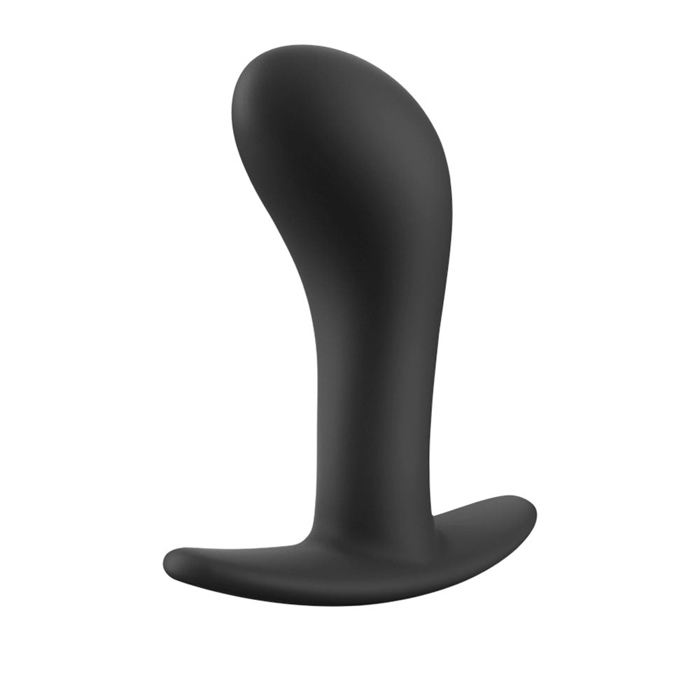 Fun Factory BOOTIE L Black - Black 10.9 cm Large Anal Plug