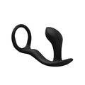 Fun Factory BOOTIE RING Black - Black 14.7 cm Anal Plug with Cock Ring - Hush Store Sydney 