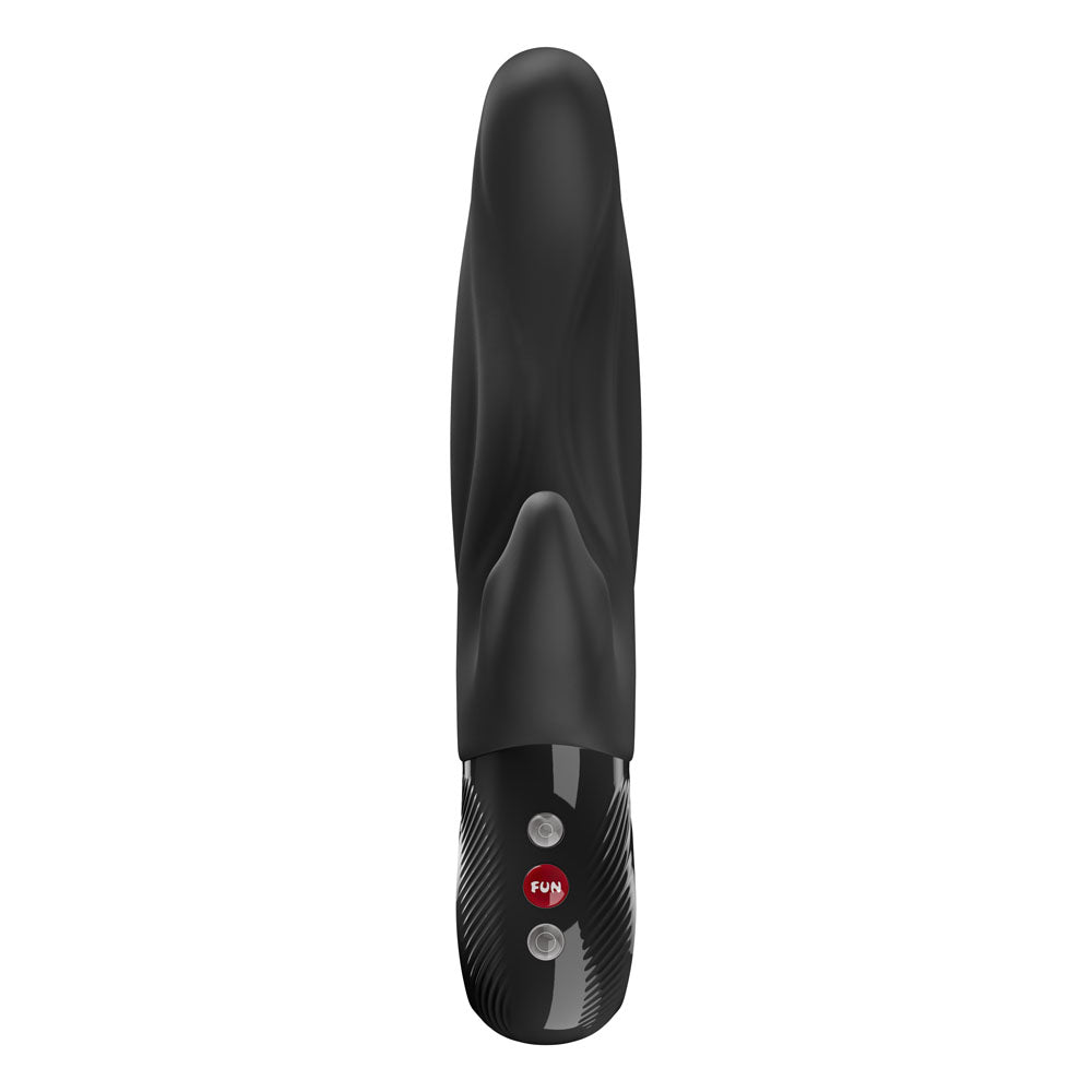 Fun Factory LADY BI Black - Black 21.8 cm USB-C Rechargeable Vibrator - Hush Store Sydney 