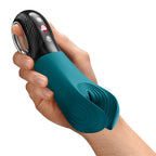 Fun Factory MANTA Bottle Green - Bottle Green USB-C Rechargeable Unisex Vibrator - Hush Store Sydney 