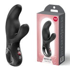 Fun Factory MISS BI Black - Black 17 cm USB-C Rechargeable Vibrator - Hush Store Sydney 
