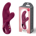Fun Factory MISS BI Wine Red - Wine Red 17 cm USB-C Rechargeable Vibrator - Hush Store Sydney 
