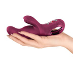 Fun Factory MISS BI Wine Red - Wine Red 17 cm USB-C Rechargeable Vibrator - Hush Store Sydney 