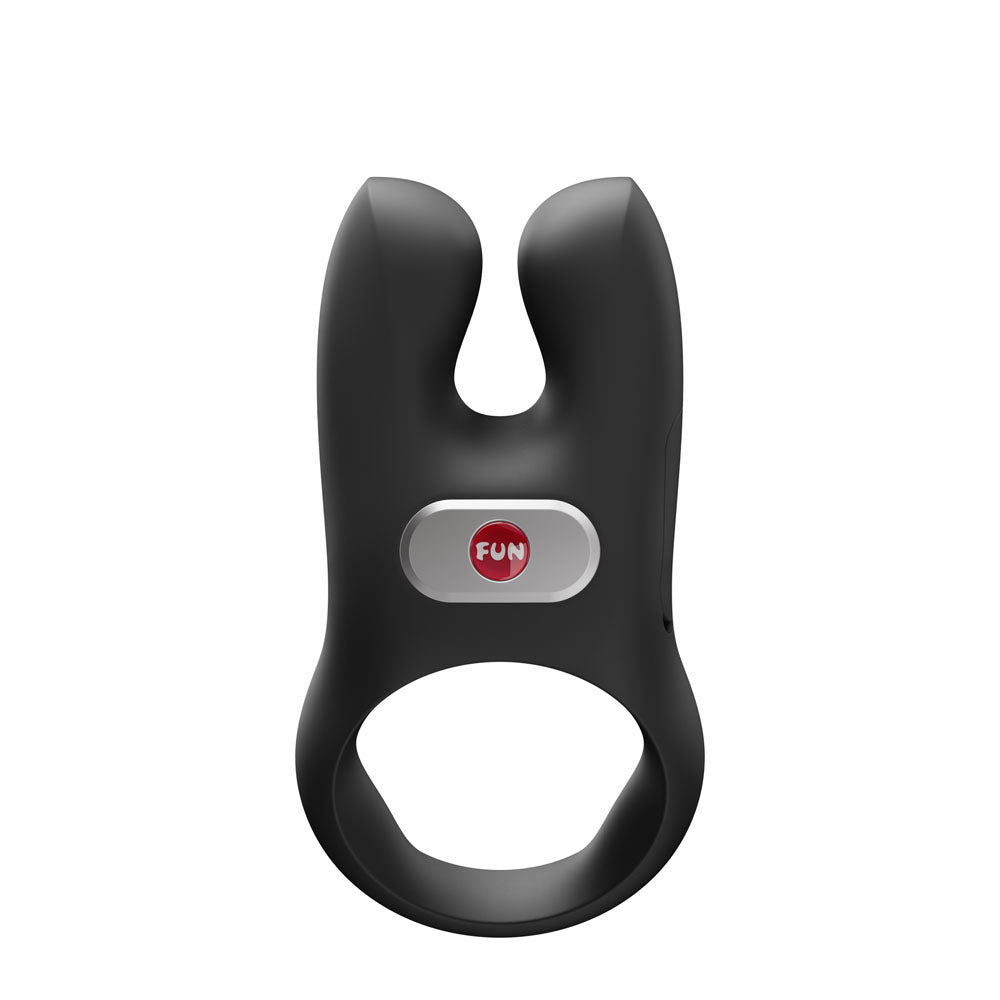 Fun Factory NOS Black - Black USB-C Rechargeable Vibrating Cock Ring