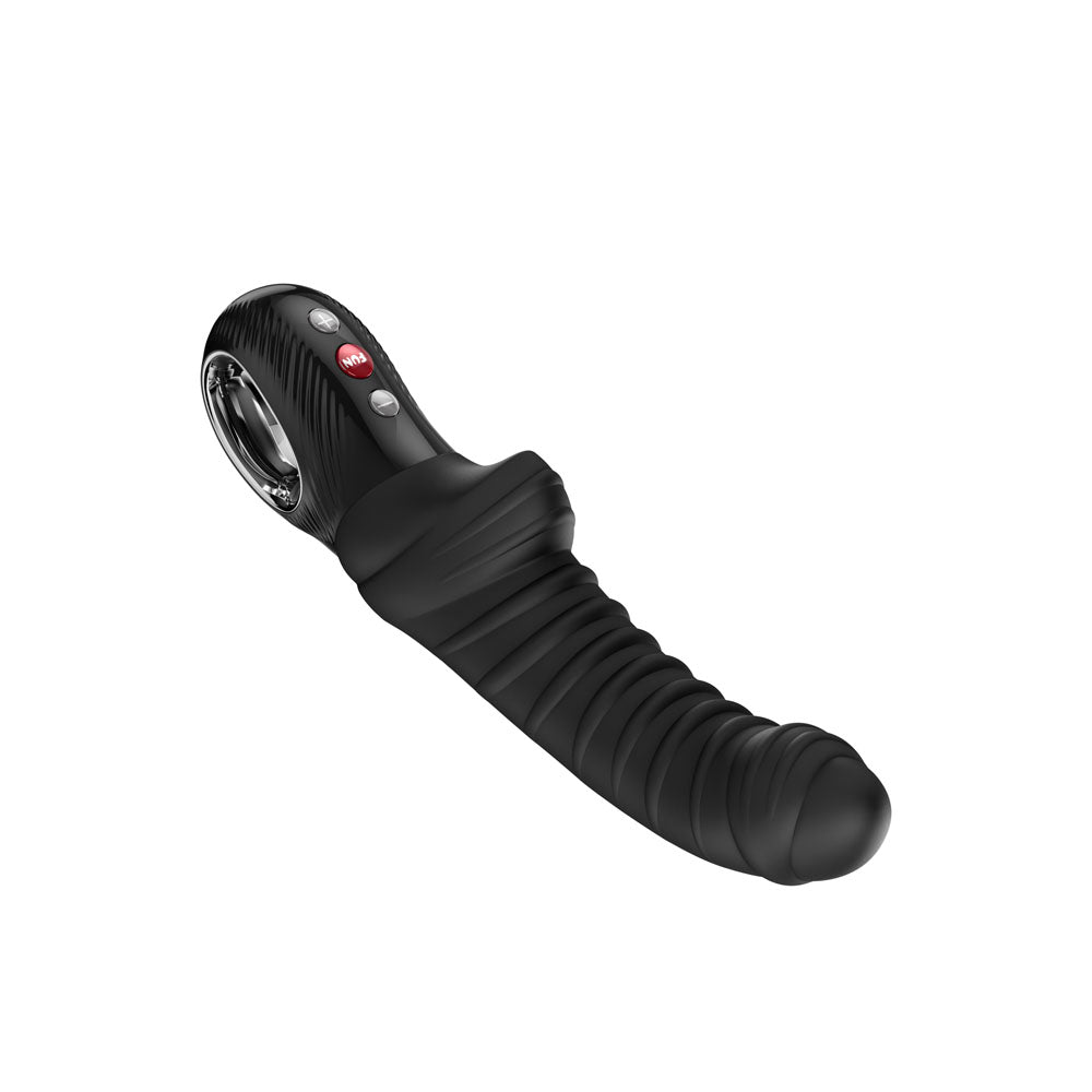 Fun Factory TIGER Black - Black 22.4 cm USB-C Rechargeable Vibrator - Hush Store Sydney 