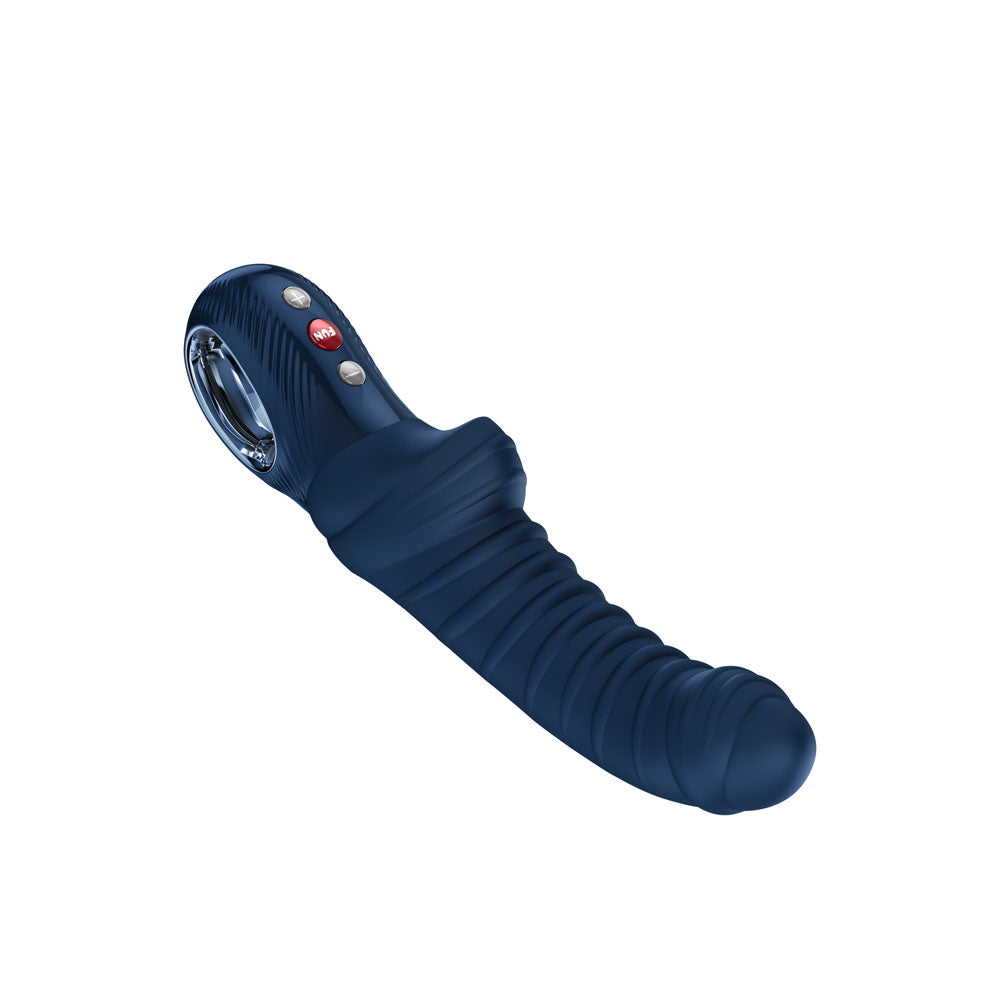 Fun Factory TIGER Nightblue - Night Blue 22.4 cm USB-C Rechargeable Vibrator - Hush Store Sydney 
