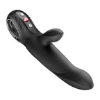 Fun Factory BI STRONIC ARC Black - Black 21.6 cm USB-C Rechargeable Thrusting Vibrator - Hush Store Sydney 