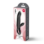 Fun Factory BI STRONIC ARC Black - Black 21.6 cm USB-C Rechargeable Thrusting Vibrator - Hush Store Sydney 