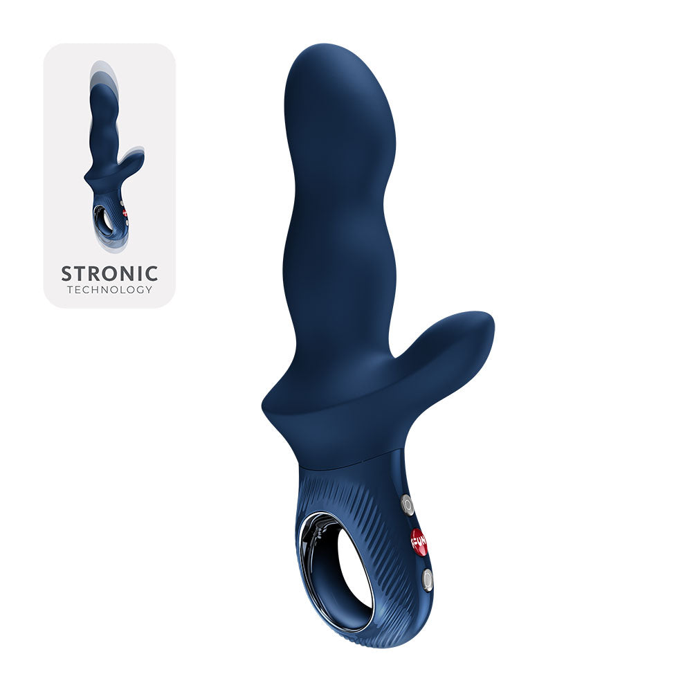 Fun Factory BI STRONIC CRAVE Nightblue - Nightblue USB-C Rechargeable Thrusting Vibrator - Hush Store Sydney 